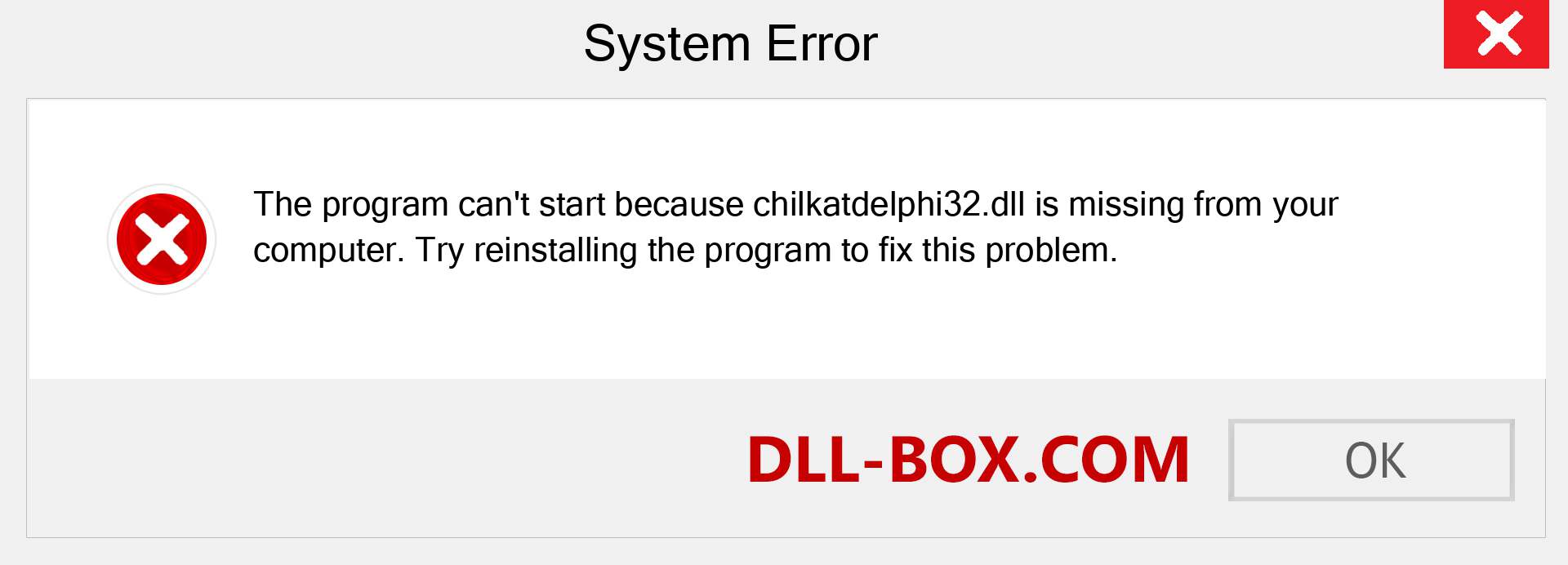  chilkatdelphi32.dll file is missing?. Download for Windows 7, 8, 10 - Fix  chilkatdelphi32 dll Missing Error on Windows, photos, images